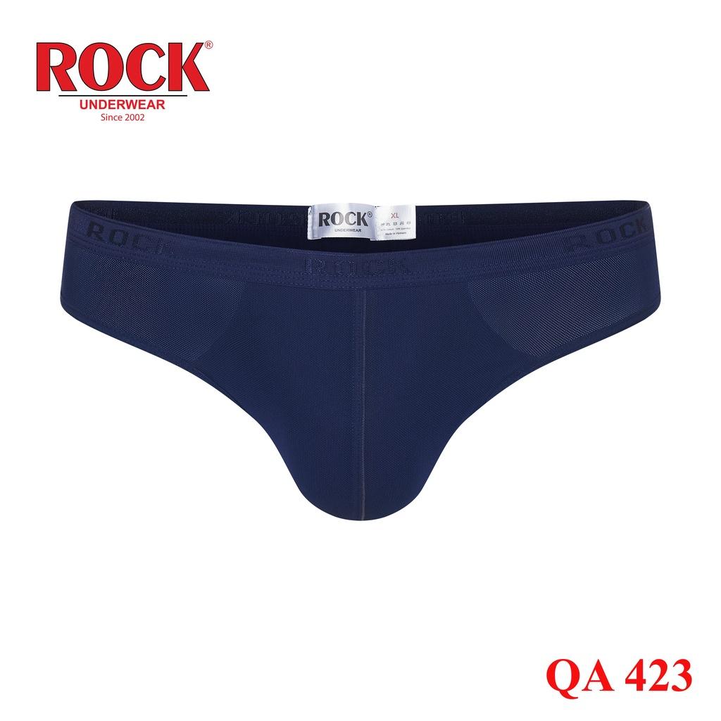 Quần lót nam phối lưới ROCK QA 423 cá tính, trẻ trung, vải sau cotton 4 chiều thấm hút, thoáng mát mặc thoải mái cả ngày