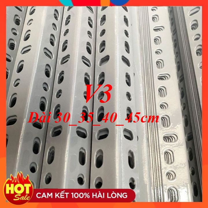 Cây sắt V lỗ V3x3cm dày 1.5li