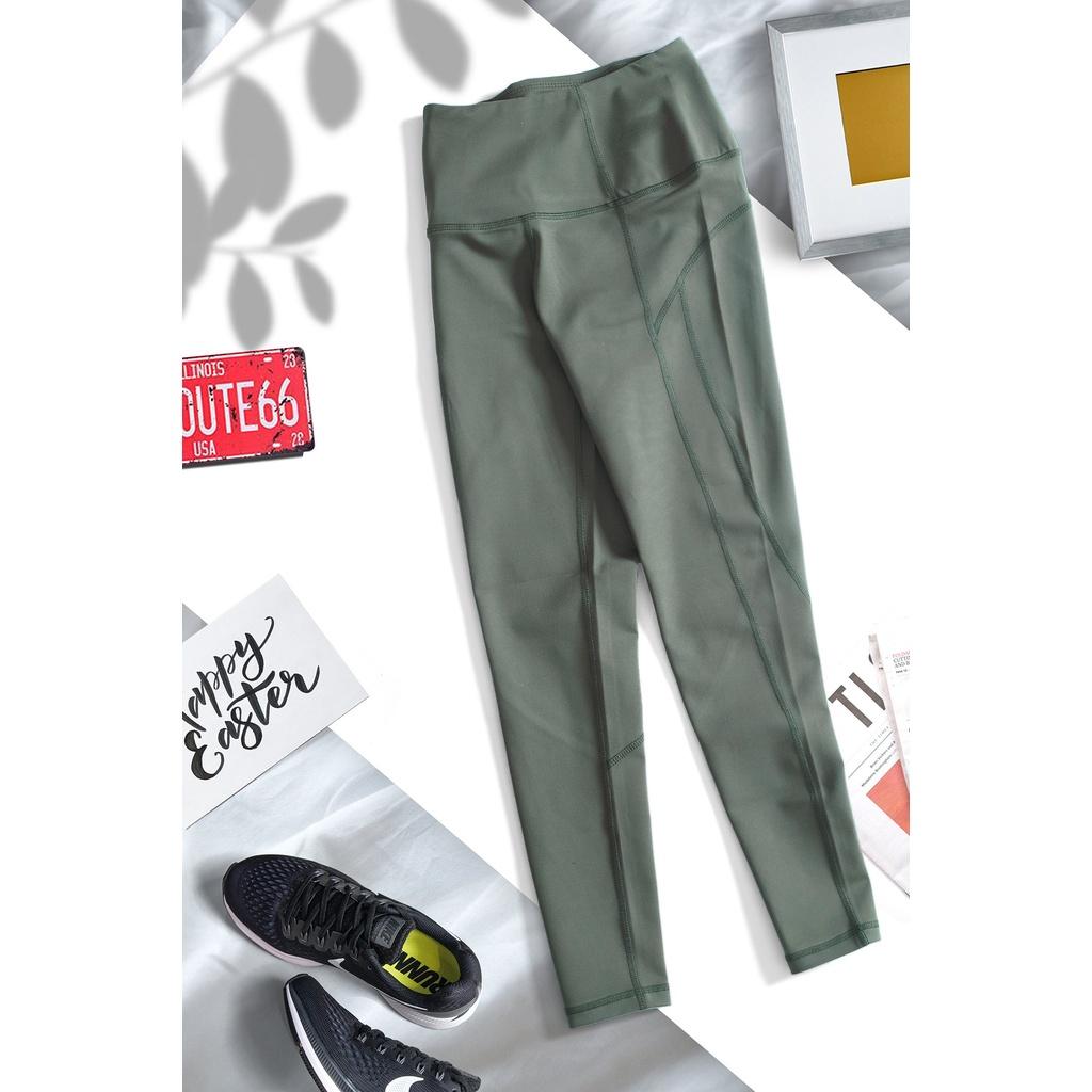 Quần Dài Thể Thao Nữ, Quần Legging Tập Gym Lưng Cao CH123