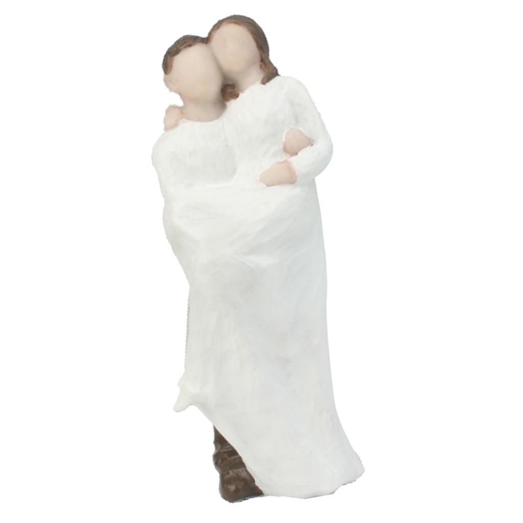 Sweet Wedding Cake Topper Figure Bride &amp; Groom Couple Bridal Decors Lovely
