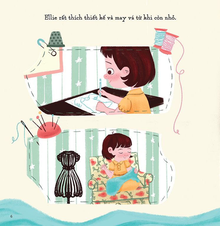 Sách tranh song ngữ Bộ áo phi hành gia - ehomebooks