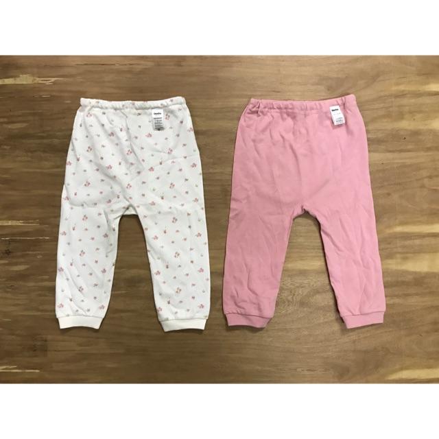 Set 2 quần cotton xuất Hàn bé gái