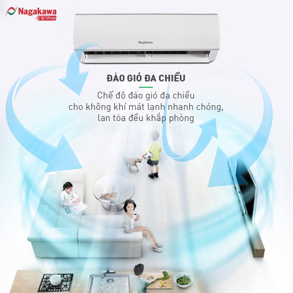 Máy Lạnh Nagakawa 1.5 HP NS-C12R1M05 - Chỉ Giao tại HCM