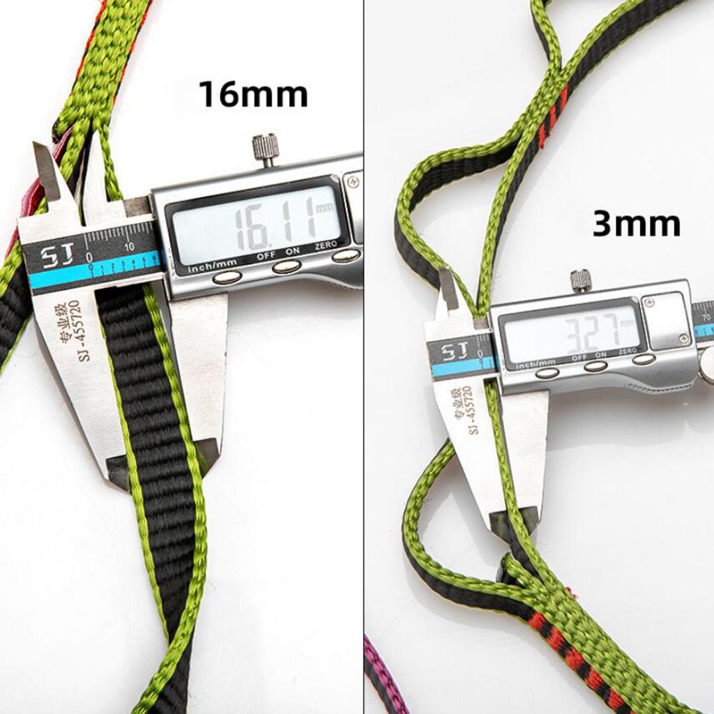 Daisy Chain Rope Looped Strong Straps 22 kN Climbing Nylon Daisy Chains Lanyard 43 Inches for Rock Climbing Tree Aborist Caving