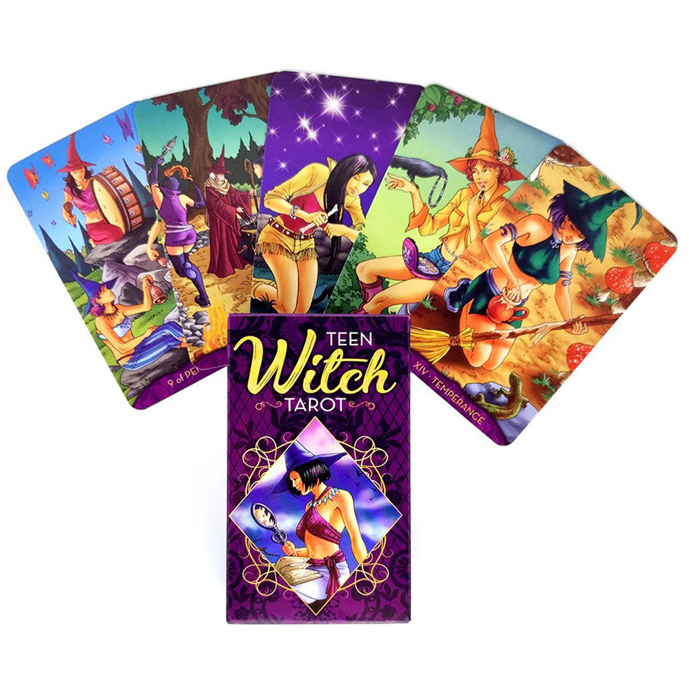 Bài Tarot Teen Witch Tarot Tặng Đá Thanh Tẩy