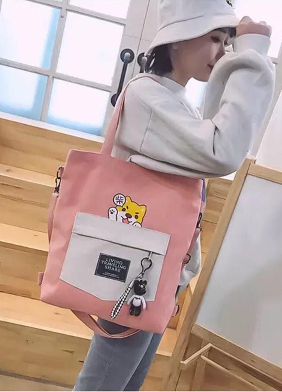 Túi xách tote vải canvas Toto ( hộp )