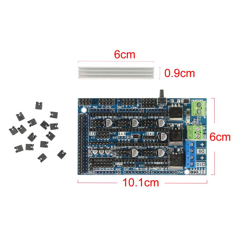DỐC 1.4 1.5 1.6 Bảng Điều Khiển 3D Máy In Bảng Điều Khiển Reprap Bảng Điều Khiển Cho Arduino Mega 2560