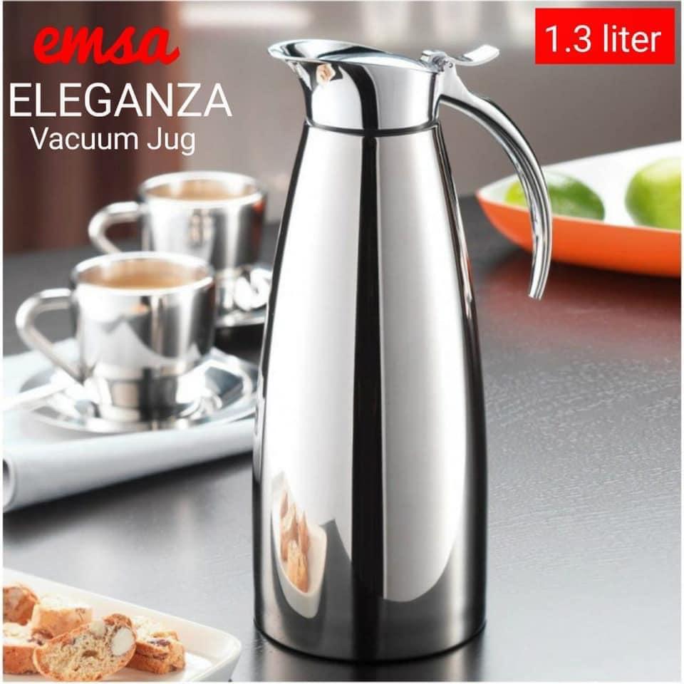 Bình Giữ Nhiệt Emsa ELEGANZA, Dung Tích 1,3L, Chất Liệu Thép Không Gỉ, Nhập Đức, BH 12 Tháng