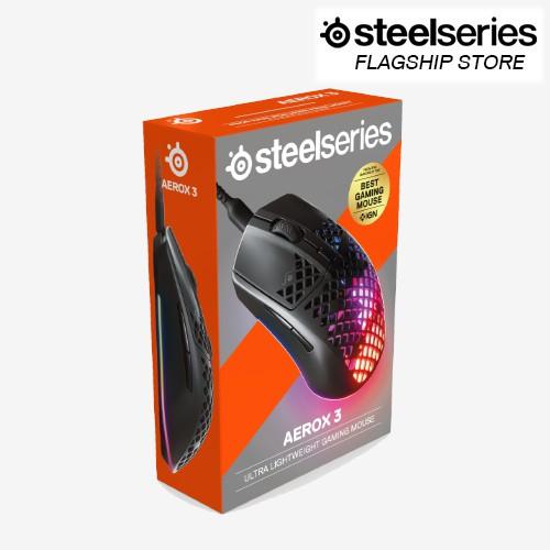 Chuột game Steelseries Aerox 3 RGB có dây &amp; không dây