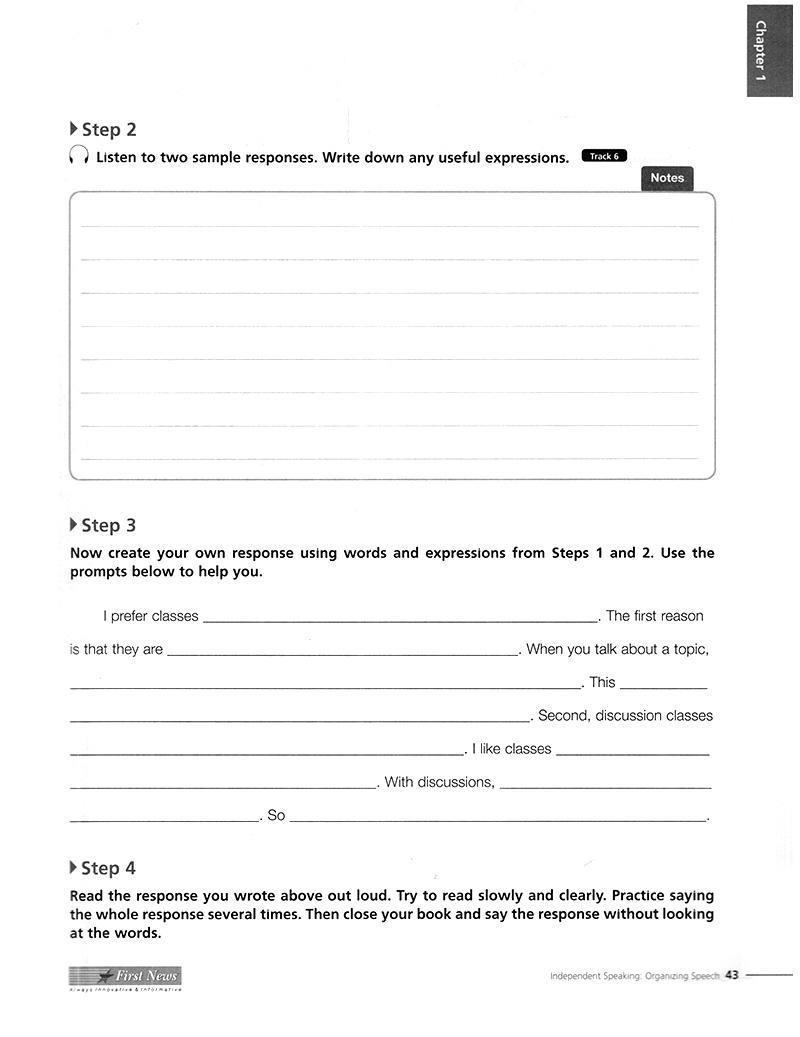 Developing Skills For The Toefl IBT - Speaking