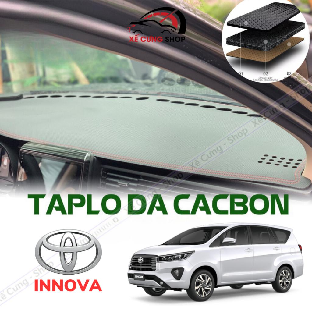 Thảm Taplo Da Carbon Innova 2016-2022 cao cấp