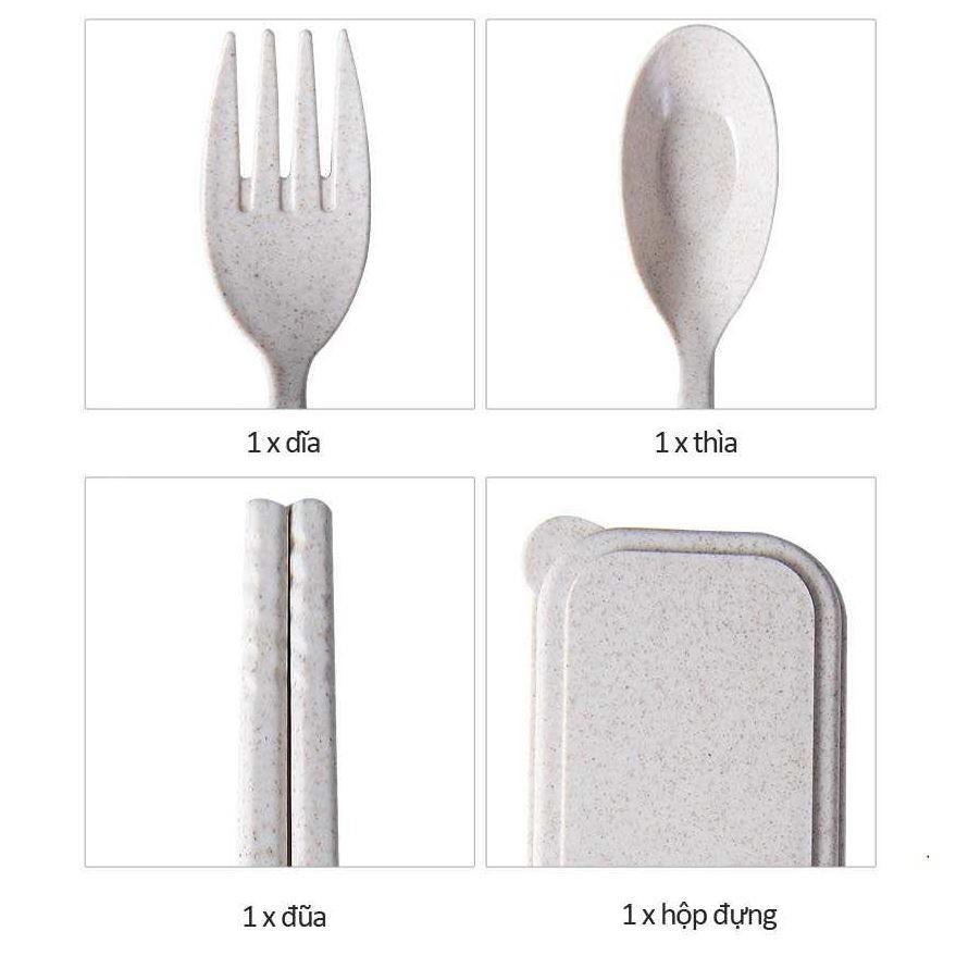 Bộ Muỗng Đũa Lúa Mạch An Toàn -235
