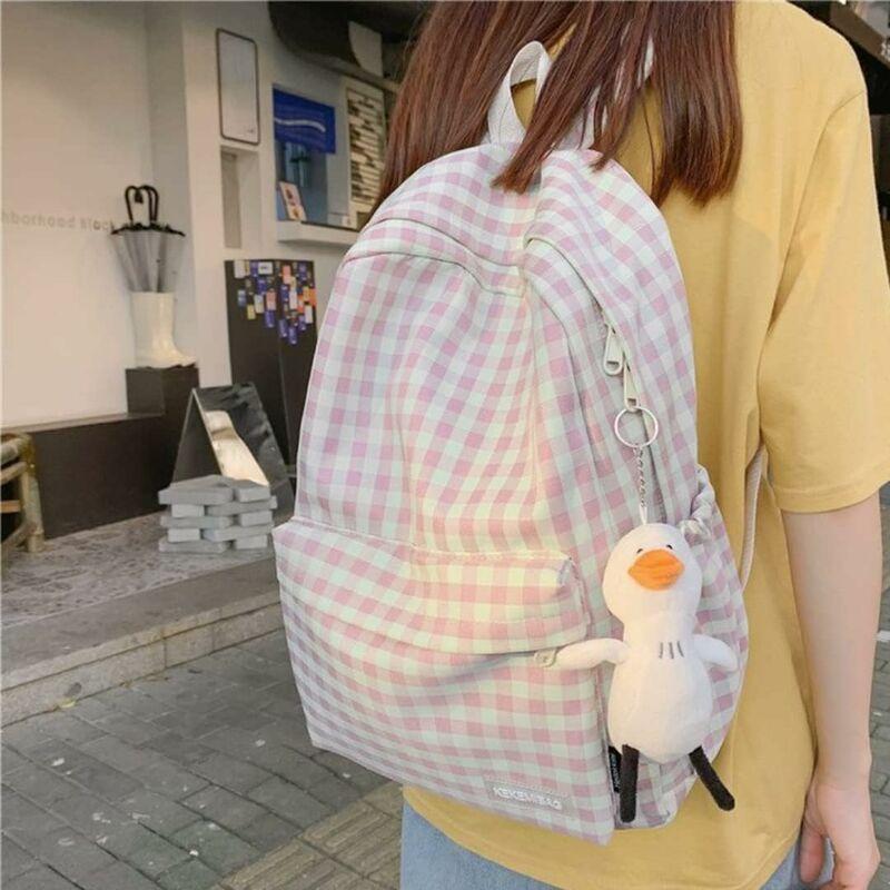 Backpack ánh sáng công suất lớn học sinh học ba lô (màu xanh)