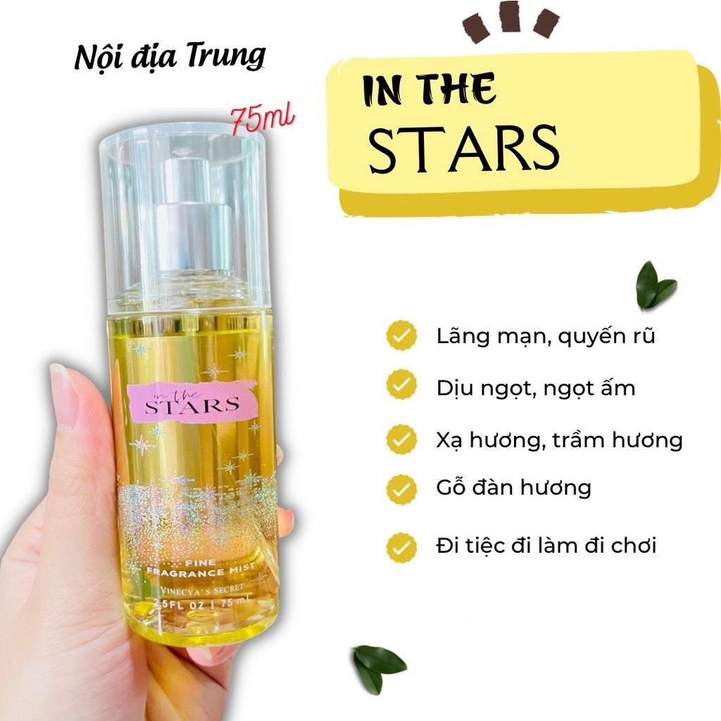 Xịt Thơm Toàn Thân Body Mist siêu thơm lâu 75ML SBK179