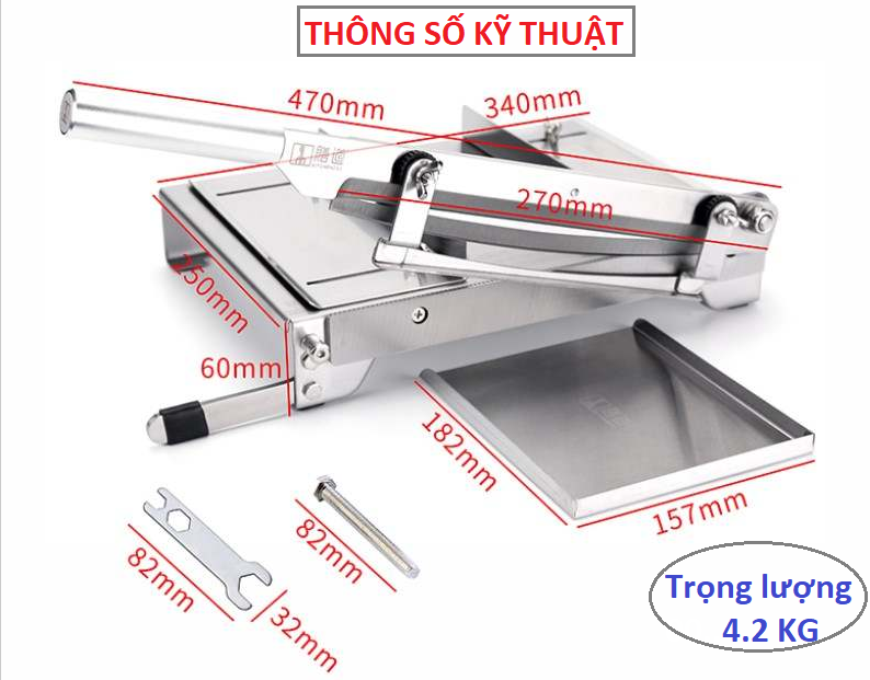 Máy cắt thịt đông lạnh, cắt xương, cắt gà, vịt đa năng cao cấp bản đặc biệt cầm tay