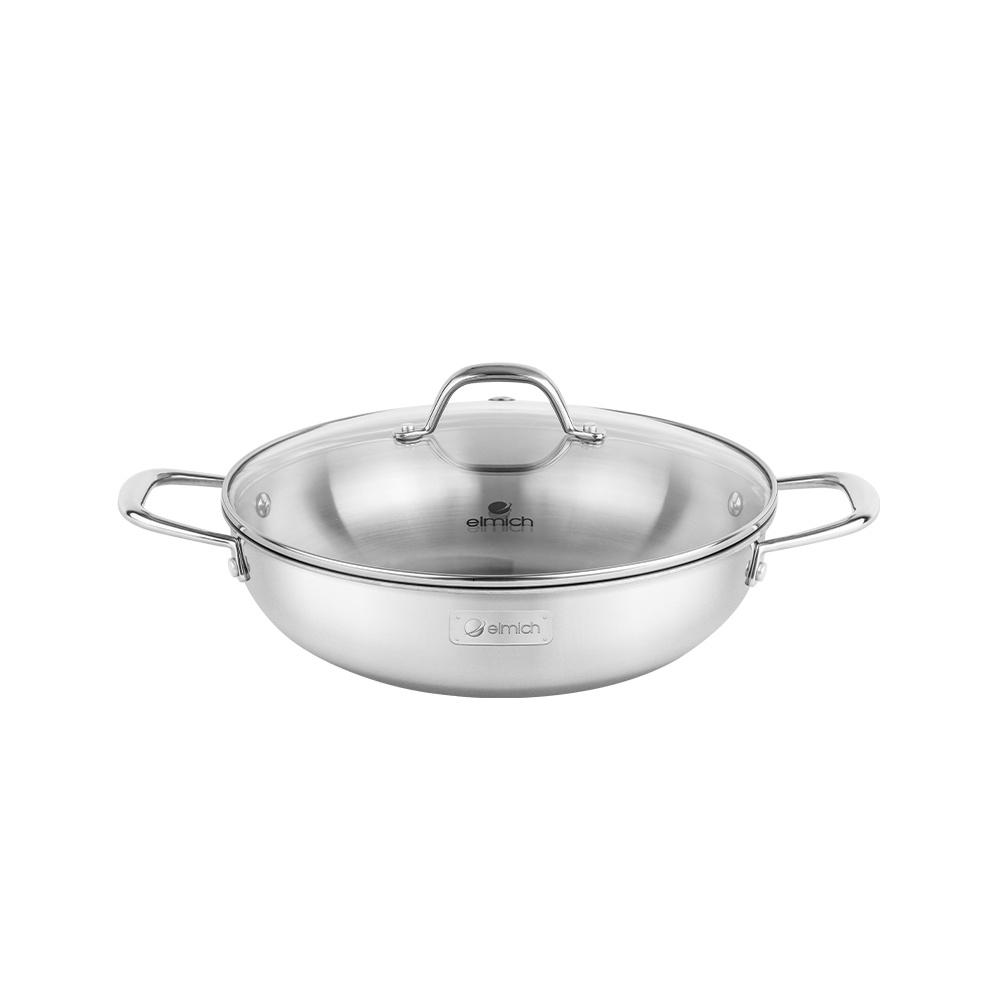 Chảo hấp đa năng inox liền khối Elmich Trimax CZ EL-3832 size 28cm
