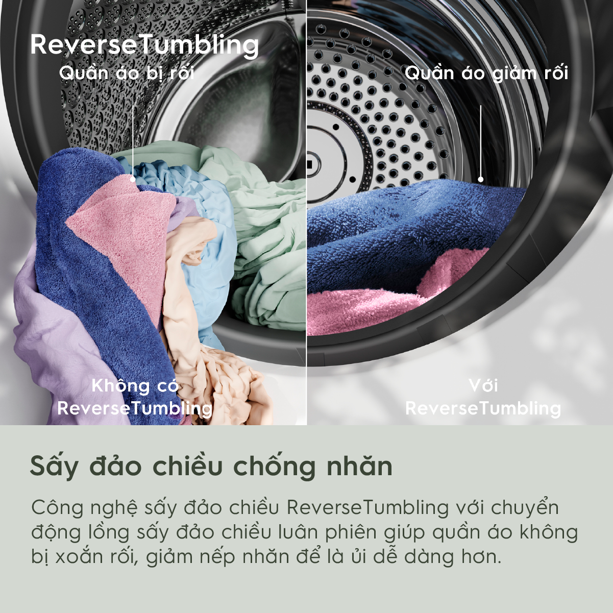 [Mới 2024] Máy sấy thông hơi Electrolux 8kg UltimateCare 300 - Trắng EDV804H3WC - Hàng chính hãng