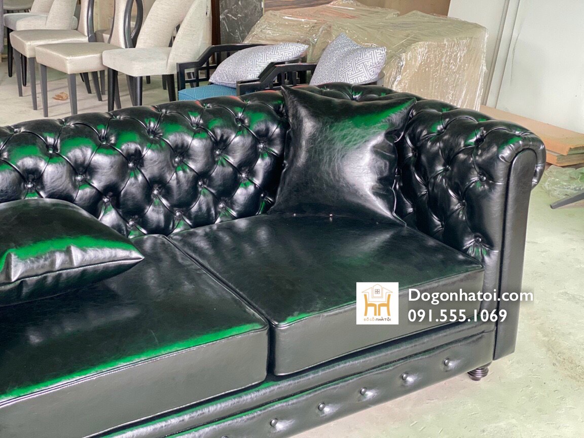 Ghế Sofa Bọc Da Chất Lượng Cao SF404 - Đồ Gỗ Nhà Tôi