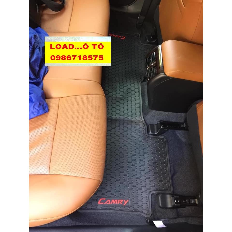Thảm Sàn Cao Su Xe Toyota Camry 2022-2019 Mẫu Tổ Ong Cao Cấp