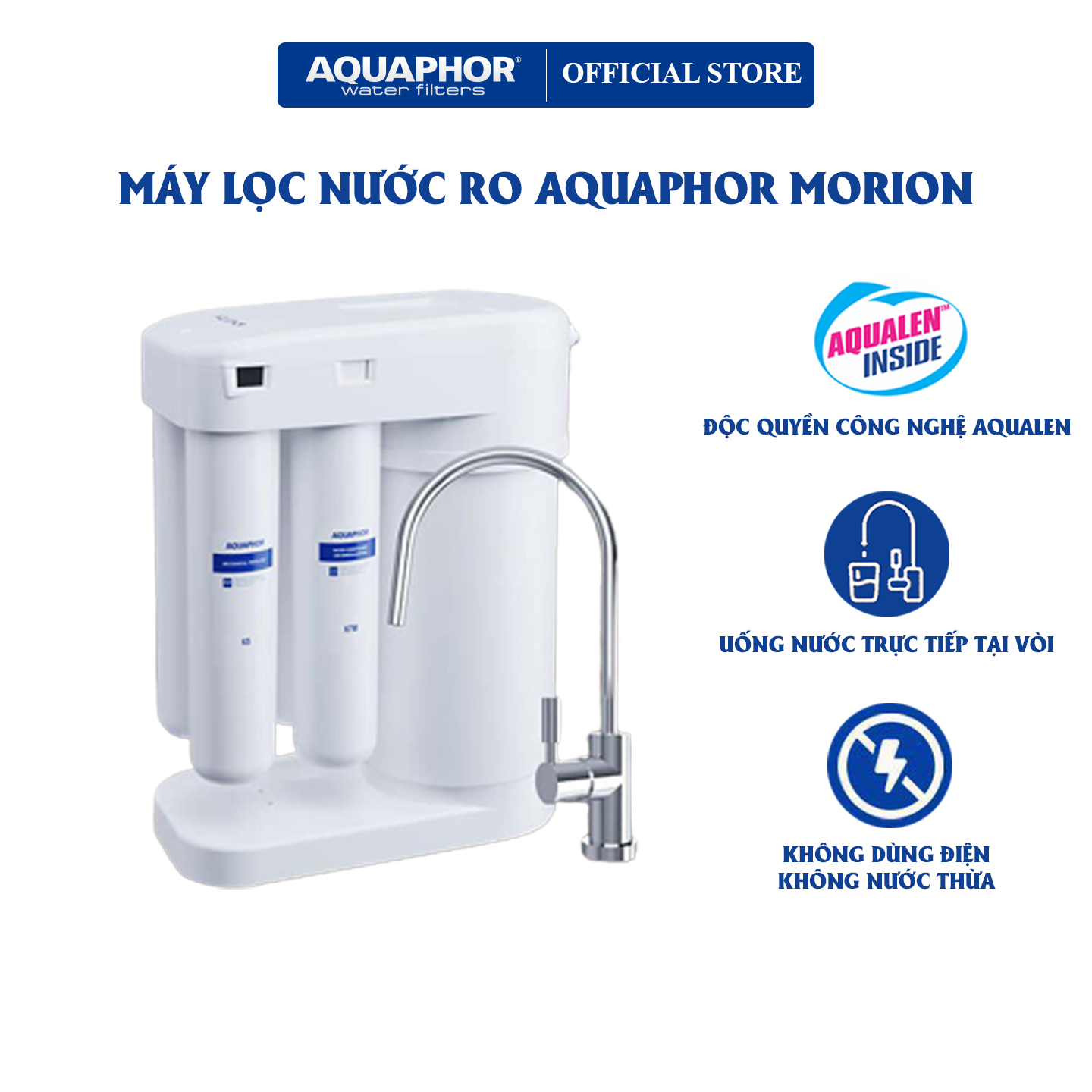 Máy lọc nước RO Aquaphor Morion - Hàng Chính Hãng