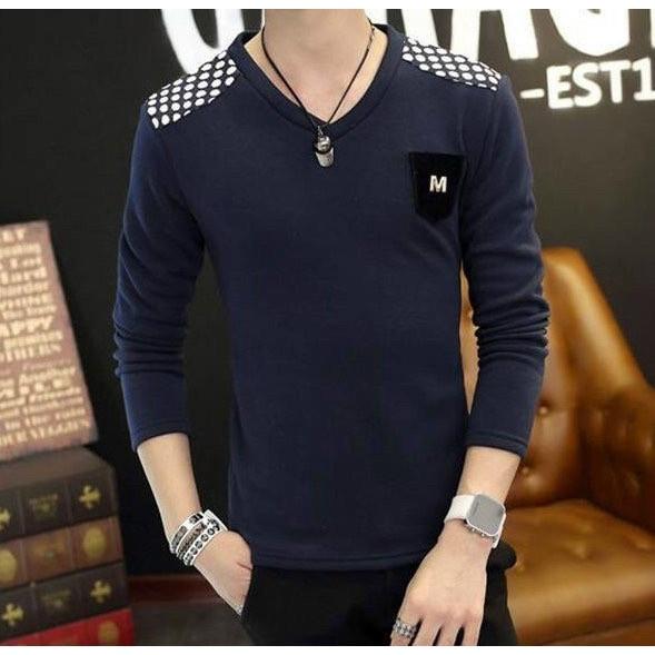 Áo thun nam tay dài sweater nam unisex form rộng hàn quốc giá rẻ