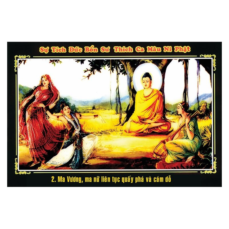 Tranh phật giáo trang trí nhà cửa nhiều mẫu phật adida, tam thánh, phật tổ, quan thế âm bồ tát, Tranh Phật Giáo Phật Thích Ca Mâu Ni 2063