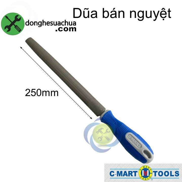 Dũa bán nguyệt 250mm C-Mart E0014-BW-10