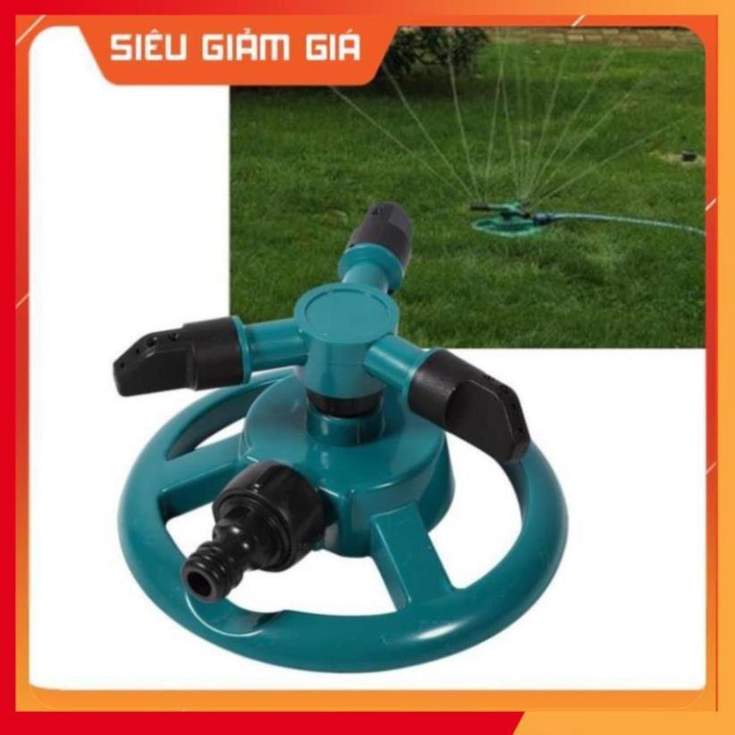 Vòi phun nước tưới cây 3 đầu xoay 360 độ 206799