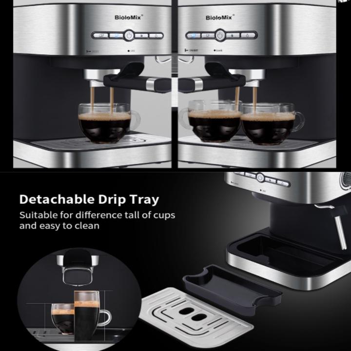 Máy pha cà phê Espresso thương hiệu cao cấp BioloMix CM6866 - Hàng Nhập Khẩu