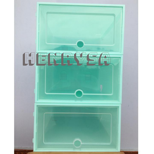 Hộp đựng giày nhựa PP cứng cáp tiện dụng loại lớn 32.5x23x14cm - HENRYSA