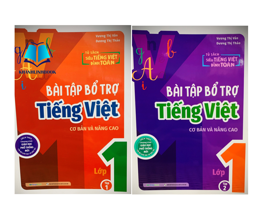 Sách - Combo Bài tập bổ trợ tiếng việt cơ bản và nâng cao lớp 1 - tập 1 + 2