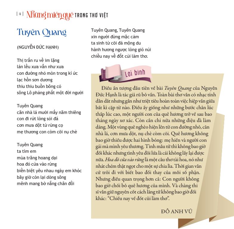 Sách - Những miền quê trong thơ Việt ( Nguyễn Hoài Nam - Đỗ Anh Vũ)