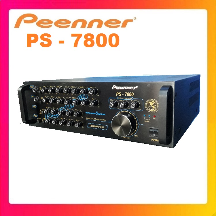 Amply Karaoke Gia đình Cao cấp Peenner PS 7800 - Hàng chính hãng