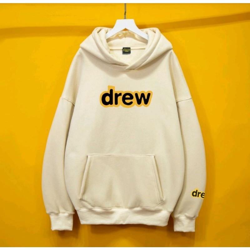 Áo hoodie drew, chất liệu vải nỉ bông dày thu đông cao cấp