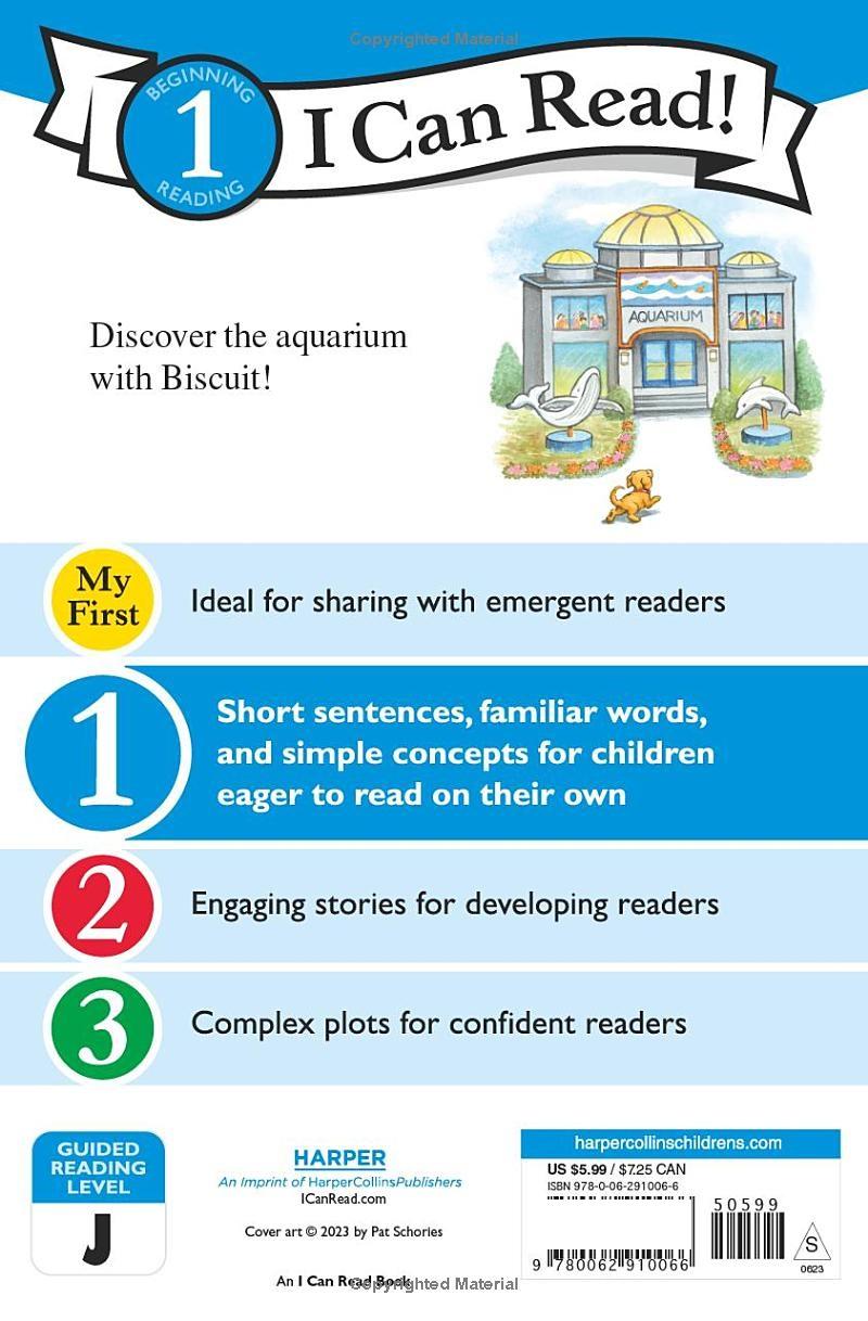 Sách ngoại văn: Biscuit And Friends - A Day At The Aquarium