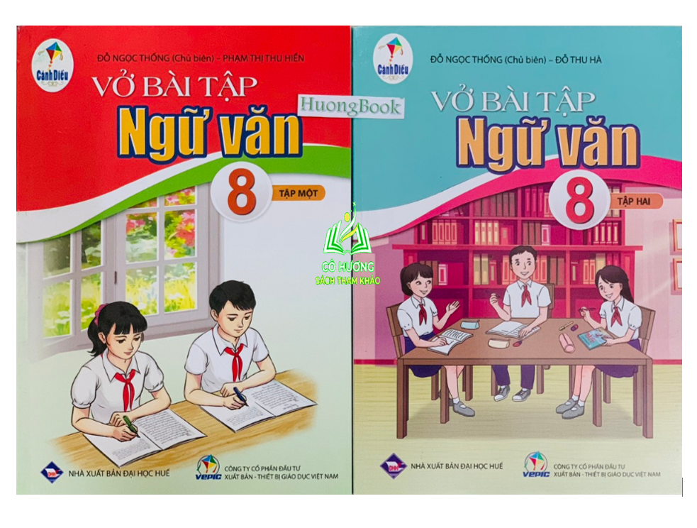 Sách - Combo Vở bài tập ngữ văn 8 - tập 1 + 2