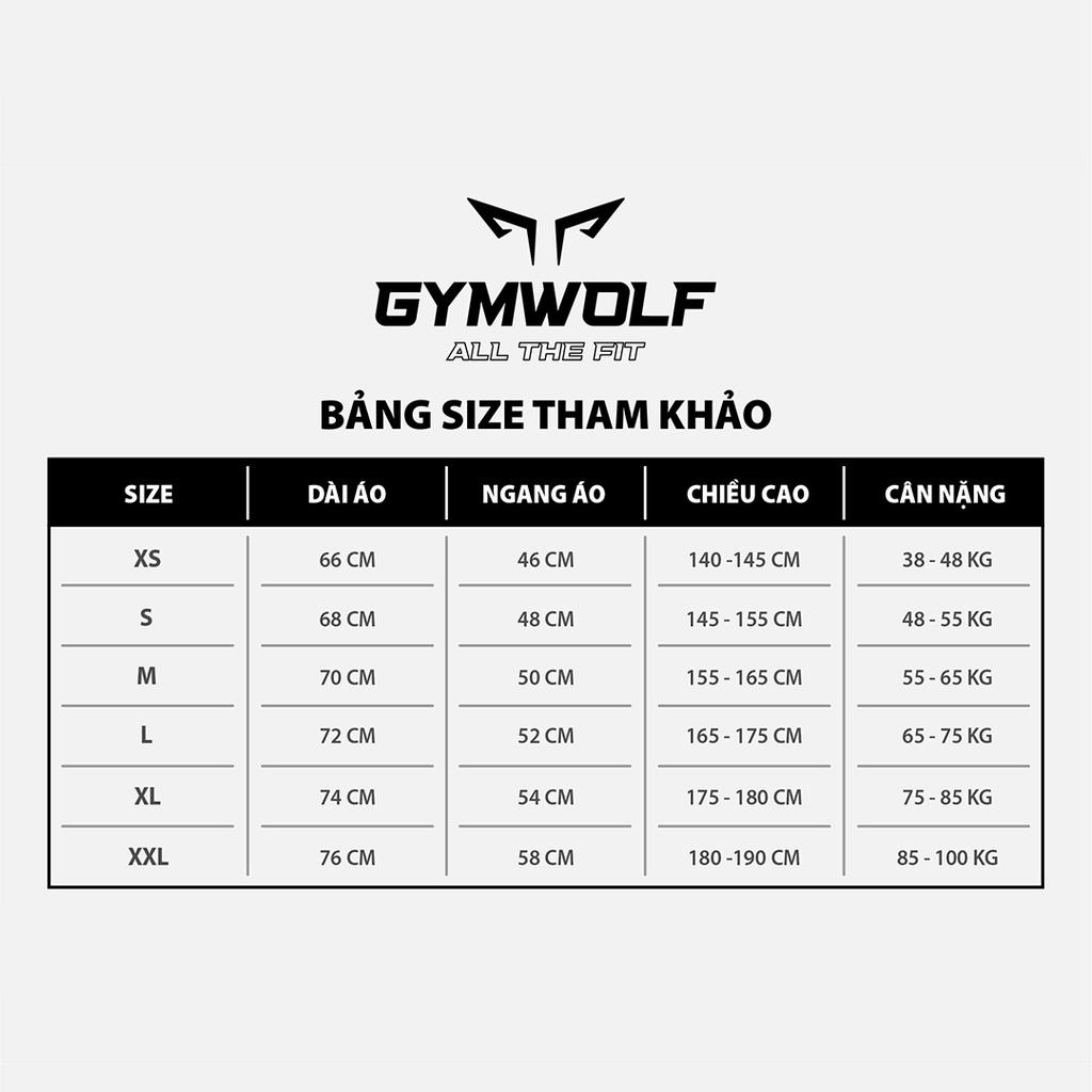 Áo Tanktop Nam GYMWOLF, Áo Ba Lỗ Tanktop Gym Form Rộng, Trẻ Trung (WOLF31)