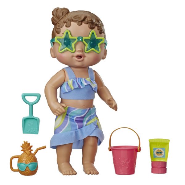 Búp bê Baby Alive Hasbro Bé Lucy đi biển E8718