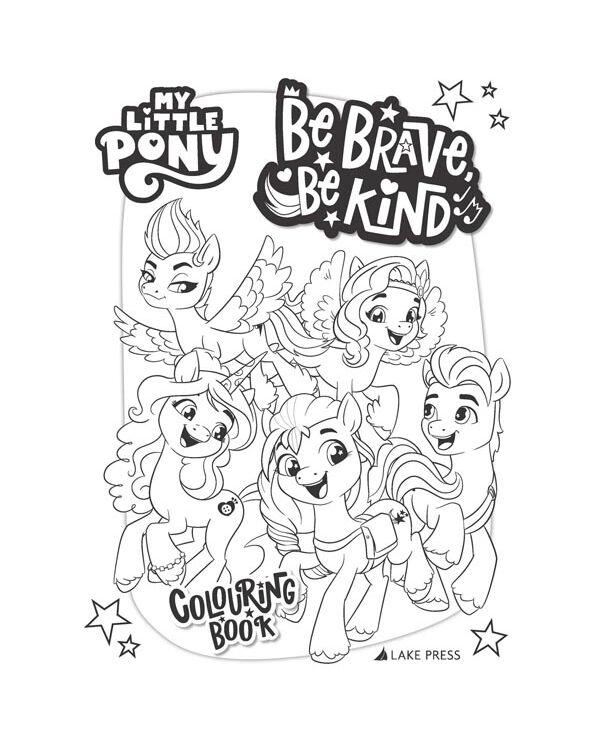 Sách ngoại văn: My Little Pony - Colouring Book - Be Brave, Be Kind