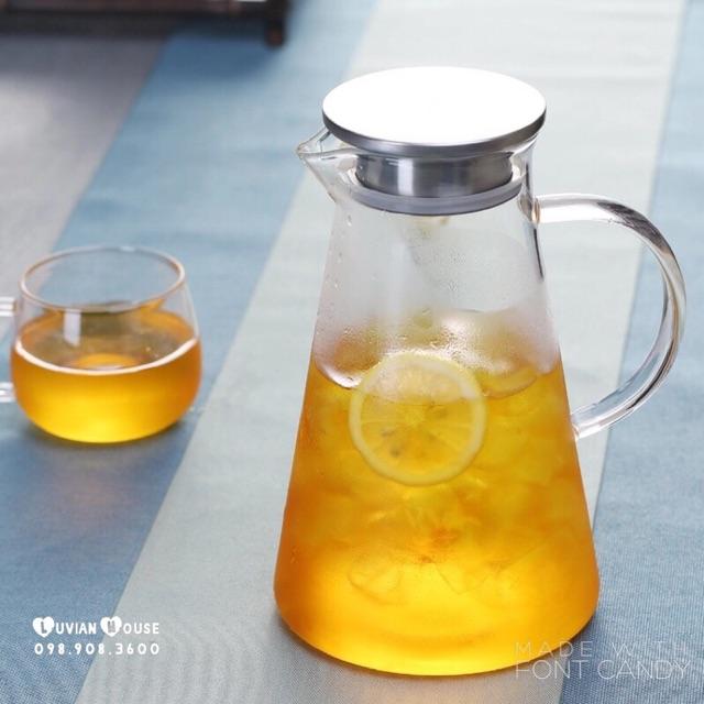 BÌNH THUỶ TINH CHỊU NHIỆT 1800ML