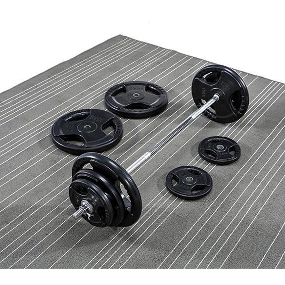 Bộ 2 tạ miếng gang bánh tạ gang 3 lỗ 2kg, 3kg, 5kg,10kg + tặng đòn tạ 1m5 và găng tập tạ có cuốn