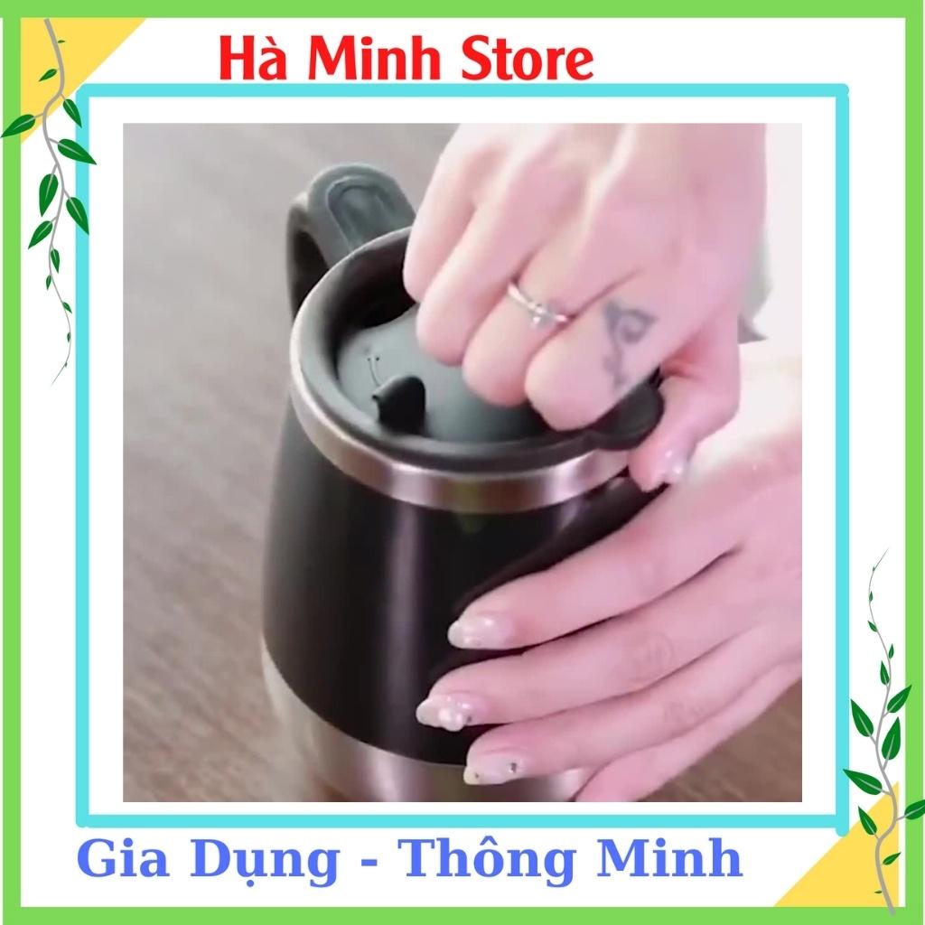 Cốc Cafe Tự Khuấy, Giữ Nhiệt, Giúp Đánh Tan Đường Sữa Các Loại Đồ Uống Tự Động Nhanh Chóng Tiện Lợi - Gia Dụng Hà Minh
