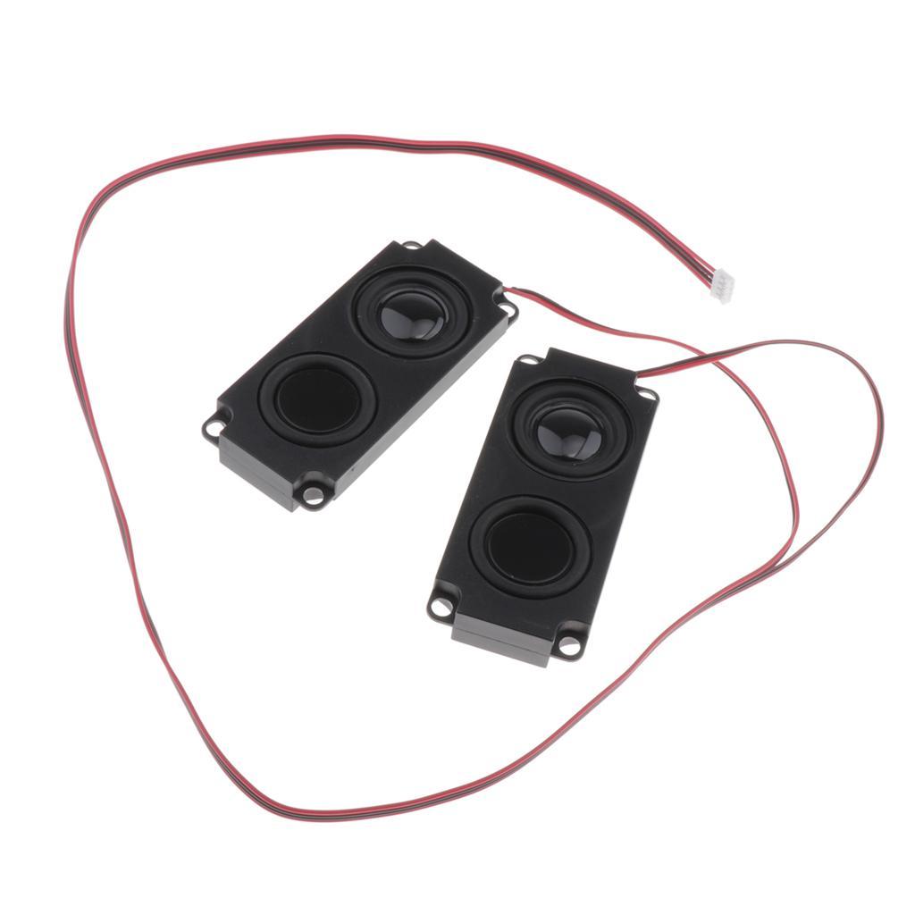 2xReplacement Loudspeaker Black Audio Horn Speaker 5W for TV LCD Monitor