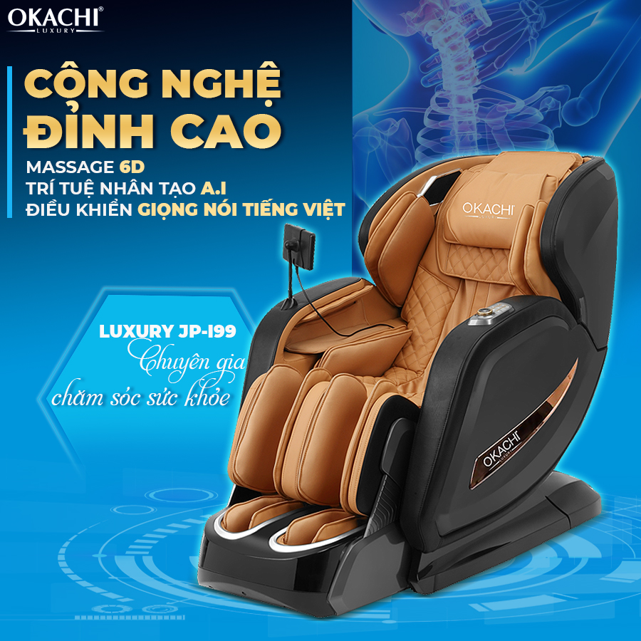 Ghế massage toàn thân OKACHI LUXURY JP-I99