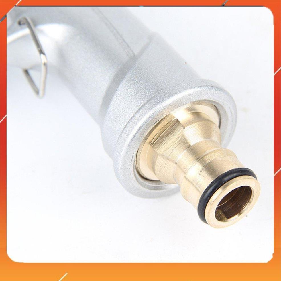 Vòi Xịt️Evoucher Bộ dây vòi xịt nước rửa xe, tưới cây , tăng áp 3 lần, loại 15m 206701 đầu đồng,cút,nối PE