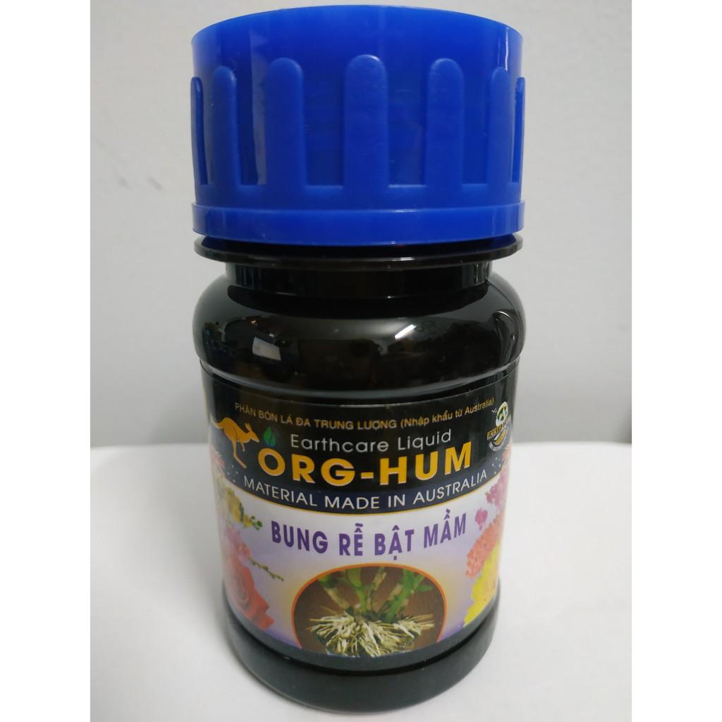 Phân bón lá đa trung lượng ORG-HUM bung rễ bật mầm - chai 100ml