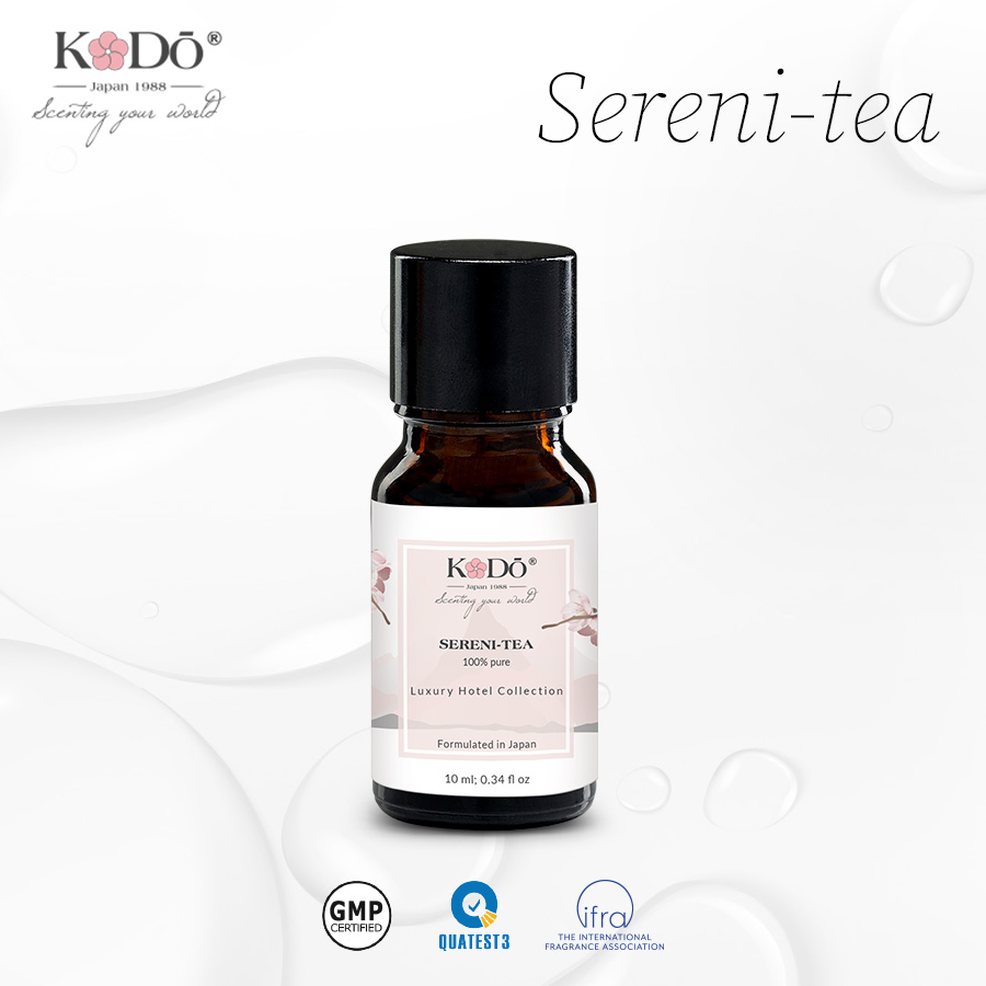 KODO - Sereni-tea - Tinh Dầu Nước Hoa Thơm Phòng Nguyên Chất – Luxury Hotel Collection - 50ml/110ml/500ml