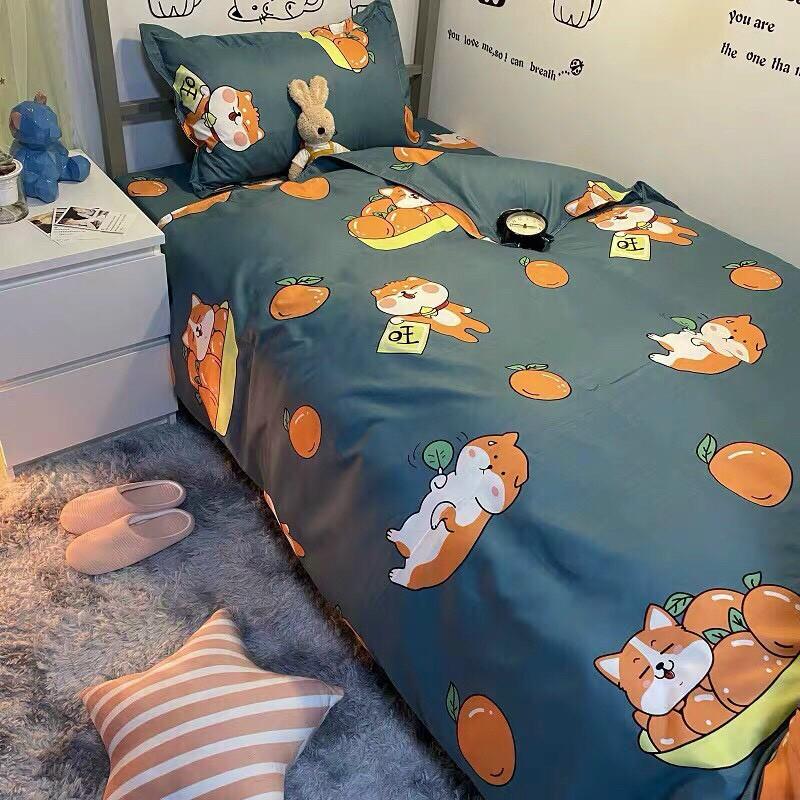 Bộ cotton poly Cáo vàng