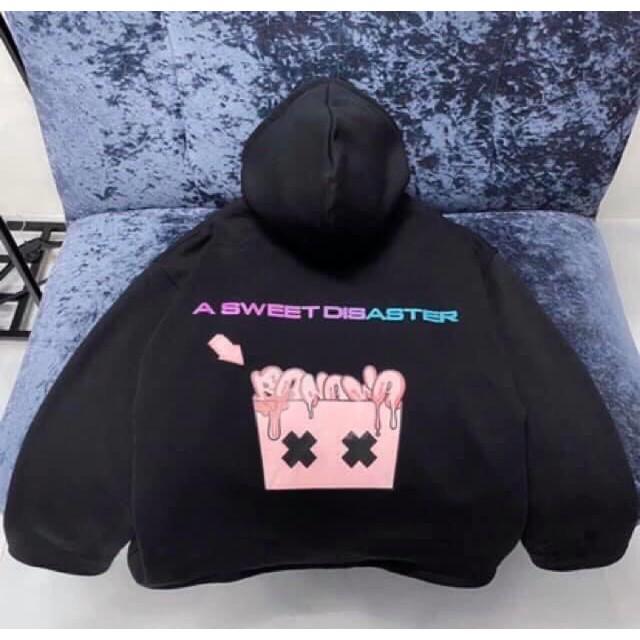 ÁO KHOÁC NỈ NGOẠI A Sweat Disaster, Áo khoác Hoodie Có Khóa Kéo nam nữ chất Nỉ Áo khoác khóa kéo in bé bạch tuột thời trang unisex form rộng đẹp.