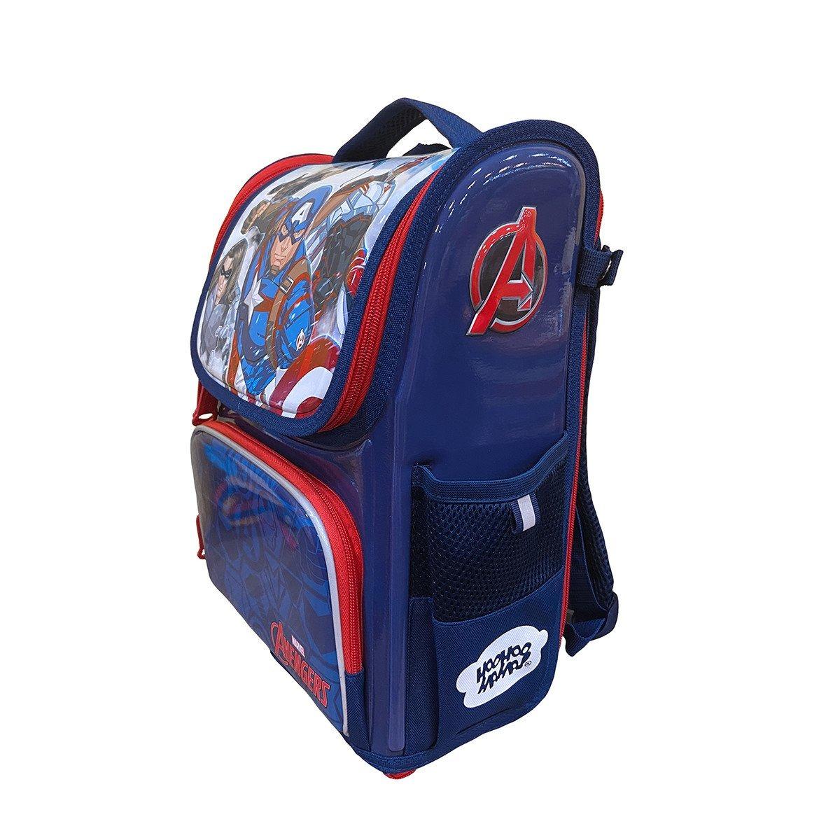 Balo Bé Trai Chống Gù - HooHoo.HaHa BLH12-1201 - Avengers Blue
